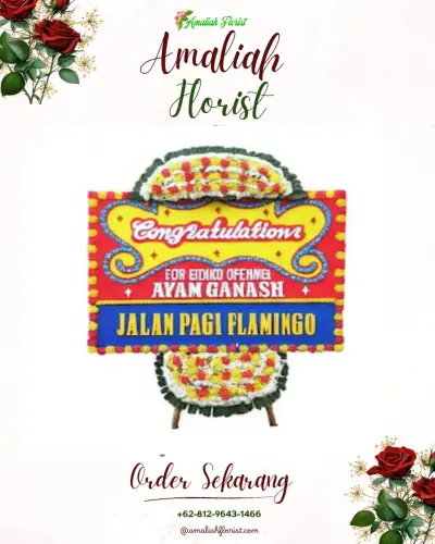 Bunga Papan Congratulation di Klero